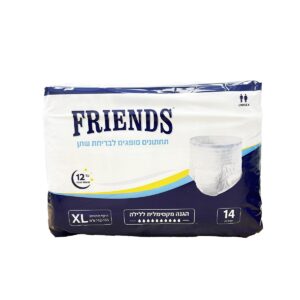 תחתוני ספיגה מבית פרינדס – Friends מידה XL